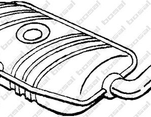 SILENCIEUX MOYEN 1H0253409D