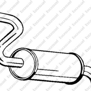 SILENCIEUX MOYEN 1K0253209C