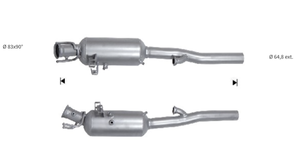 DPF MERCEDES A180 1.8TD CDI, 2464903020