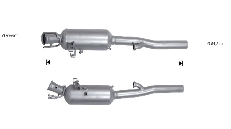 DPF MERCEDES A180 1.8TD CDI, 2464903020