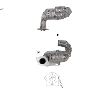 Catalyseur MERCEDES A250, 2474902101