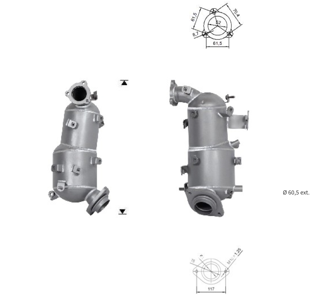 Filtre a particules TOYOTA 250510R060