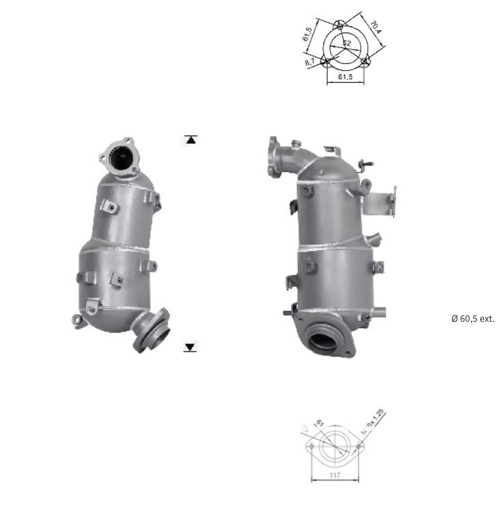 DPF TOYOTA VERSO 2.0TD D4D