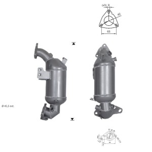 CATALYSEUR TOYOTA 2505133110