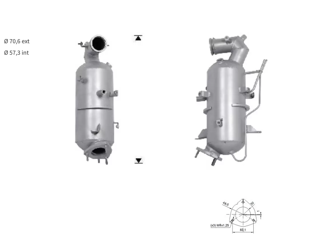 Filtre a particules CHEVROLET ORLAND