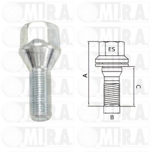 COLONNETTA RUOTA IN LEGA FIAT UNO TURBO 82396487