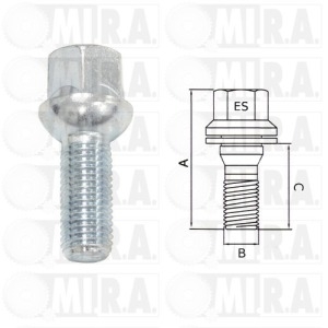COLONNETTA RUOTA MERCEDES/VW  110 401 01 70