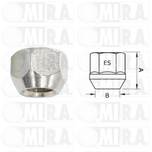 DADO RUOTA NISSAN CH 19 12X1,25X17  9207055