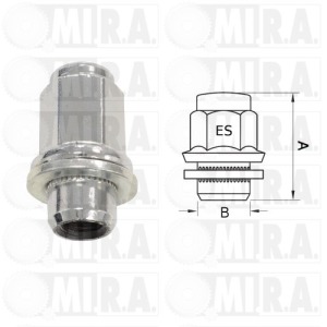 DADO RUOTA TOYOTA RAV 4/LAND CRUISER CH 21 12X1,5X47,5 90942-01058