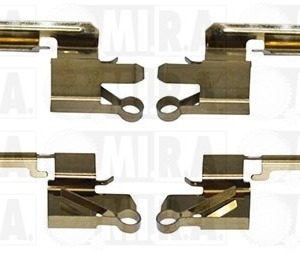 KIT 4 PZ FERMI PASTIGLIE FRENO ANT. MITSUBISHI L200 TRITON (05>) 41060-1769A