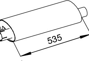 SILENCIEUX central MERCEDES NEOPLAN