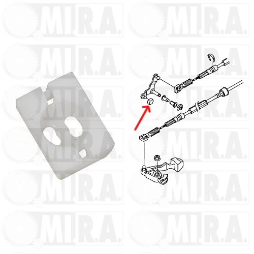 GUIDA LEVERAGGIO CAMBIO AUDI/SEAT/SKODA/VW 6Q0 711 550