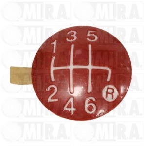 LENTE POMELLO CAMBIO ROSSA FIAT 500 6 MARCE 50293877