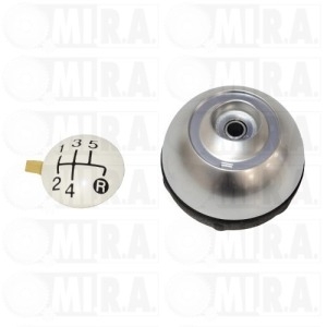 POMELLO CAMBIO FIAT 500 SATINATO ORIG. LENTE BIANCA 55344048