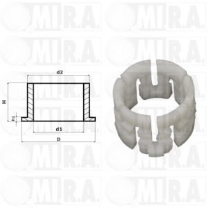 BOCCOLA S/GUIDA DM 25/26 H 25  56522-3X000