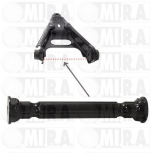 TUBO DIST. BRACCIO OSCILLANTE ANT. SMART FORTWO 07> DX/SX A4513310153