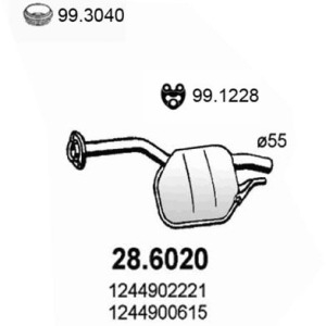 Silencieux 1244900615