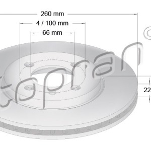 Disque de frein 500559001, 34111160915