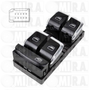 PULSANTIERA ALZAVETRO COMP. AUDI A4/A5/Q5 (10 PIN) 8K0 959 851F