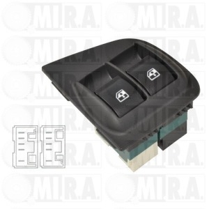 PULSANTIERA ALZAVET. FIAT DOBLO II (5+5 PIN) 735417033