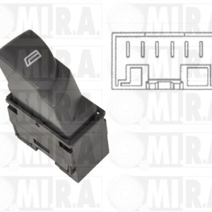 PULSANTE ALZAVETRO FIAT DUCATO II – LANCIA YPSILON (6 PIN) 735315619