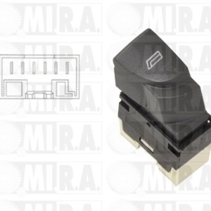 PULSANTE ALZAVETRO FIAT DUCATO II – LANCIA YPSILON (6 PIN) 735315619