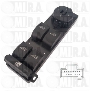 PULSANTIERA ALZAVETRO SX FORD C-MAX/FOCUS (05>) (14 PIN) 1 223 147
