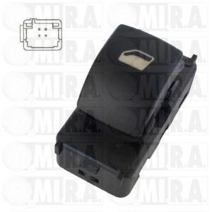 PULSANTE ALZAVETRO DX-SX PSA 207/JUMPY III/C4 (4 PIN) 6490.HQ