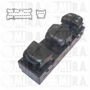PULSANTIERA ALZAVETRO COMP. SX NISSAN JUKE/XTRAIL (16+3 PIN) 25401-1KA0A