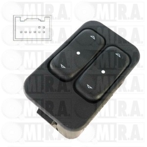 PULSANTIERA ALZAVETRO SX OPEL ASTRA G/ZAFIRA (8PIN) 9100301