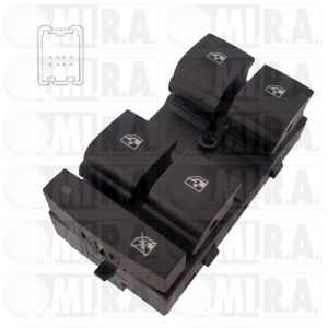 PULSANTIERA ALZAVETRO COMP. SX OPEL ASTRA J (8 PIN) 13305011