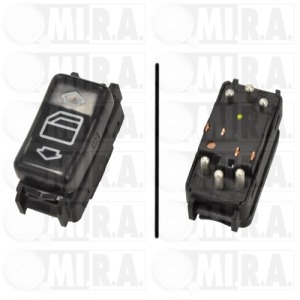 PULSANTE ALZAVETRO POST. DX MERCEDES W124 (5 PIN) 124 820 47 10