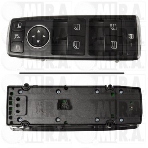 PULSANTIERA ANT. SX MERCEDES CLASSE C/E/GLK 08> CROMO 204 905 39 05