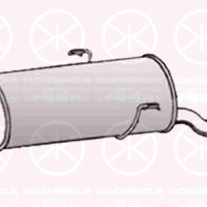 SILENCIEUX FINAL, AVEC EMBOUT D&rsquo;ÉCHAPPEMENT 173021