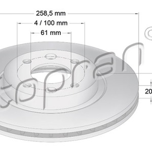 Disque de frein 700180001, 8201464598