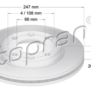 Disque de frein 720240001, 424996