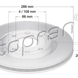 Disque de frein 720246001, 4249F0,