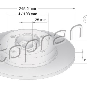 Ventilateur de cabine 721185001, 424934