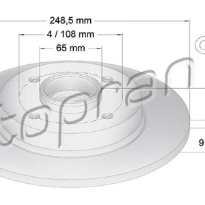 boîtier de thermostat 722599001, 424966
