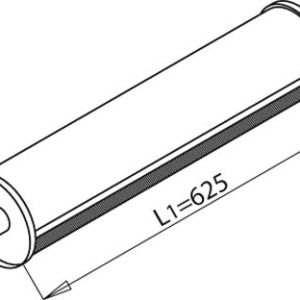 SILENCIEUX central MERCEDES NEOPLAN