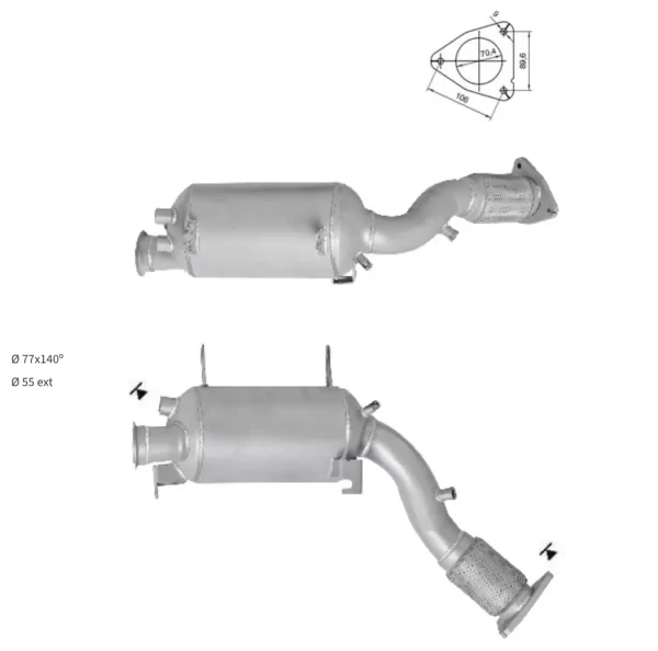 Filtre a particules VW TOUAREG