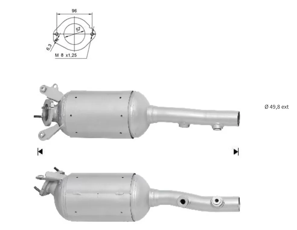 Filtre a particules RENAULT SCENIC 1.9