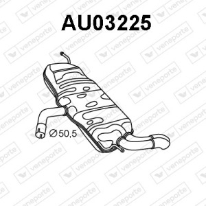 Silencieux arrière|VENEPORTE 1K6253609P-