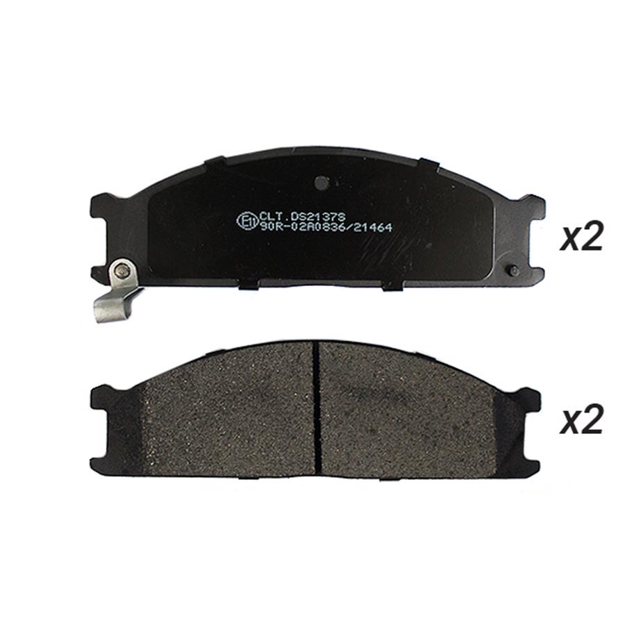 AY040-NS023, Jeu de plaquettes de frein avant