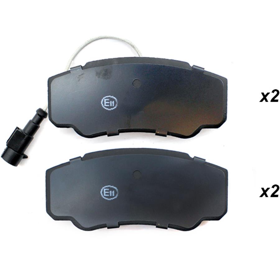 5001868608, Jeu de plaquettes de frein arrière