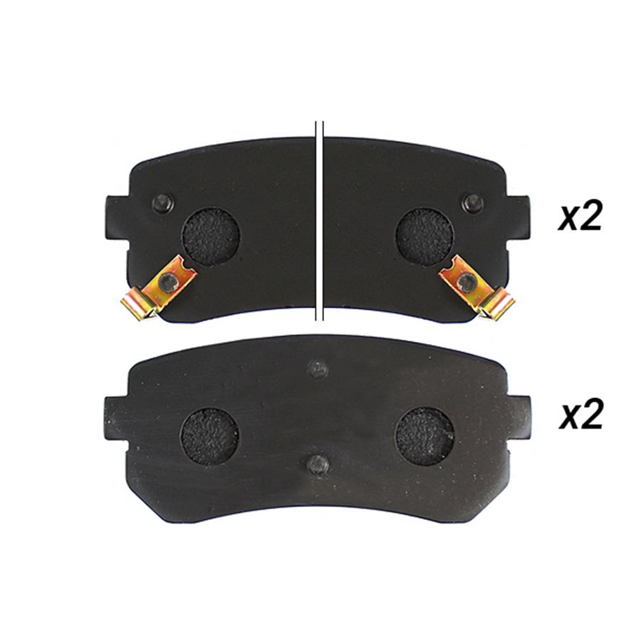 58302-2LA31, Jeu de plaquettes de frein arrière