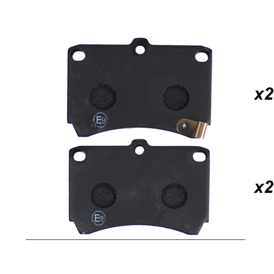 K0BA2-33-28Z, Jeu de plaquettes de frein avant