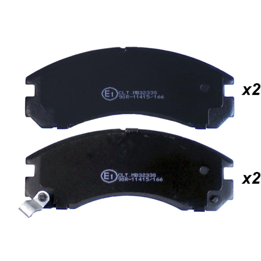 MR334910, Jeu de plaquettes de frein avant