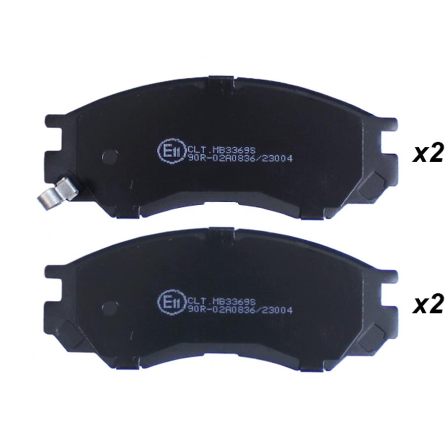 MR389547, Jeu de plaquettes de frein avant