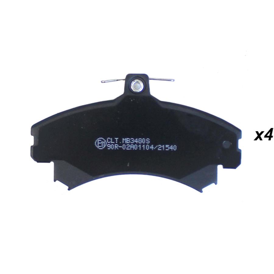 MR977117, Jeu de plaquettes de frein avant